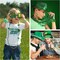 54pcs St. Patrick's Day Rubber Bracelets Silicone Wristbands Green Shamrock Irish Stretchy Silicone Bracelet for Women Men School Party Favors Supplies Decoration